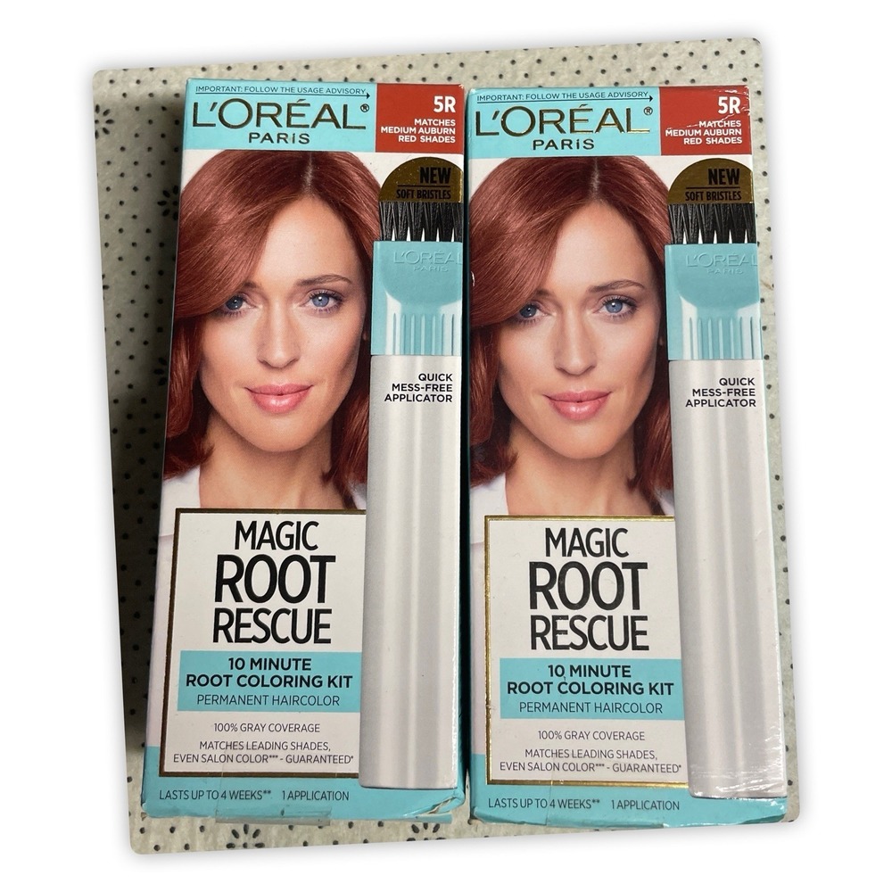 L'Oréal Paris Magic Root Rescue Permanent Hair color,‎ 5R, Pack Of 2
